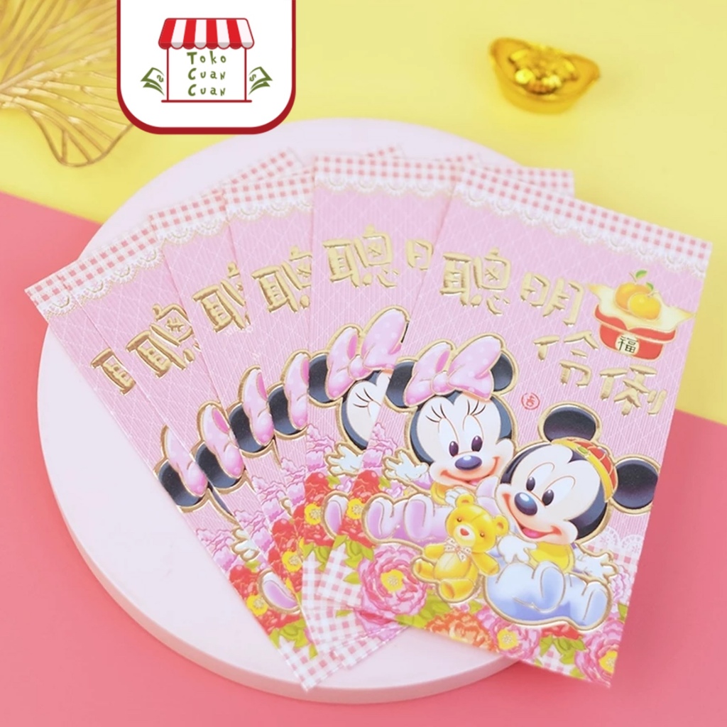 

TCC ANGPAO IMLEK 2025 ANGPAO KARAKTER Set Isi 6pcs Angpao Imlek Angpao Lucu