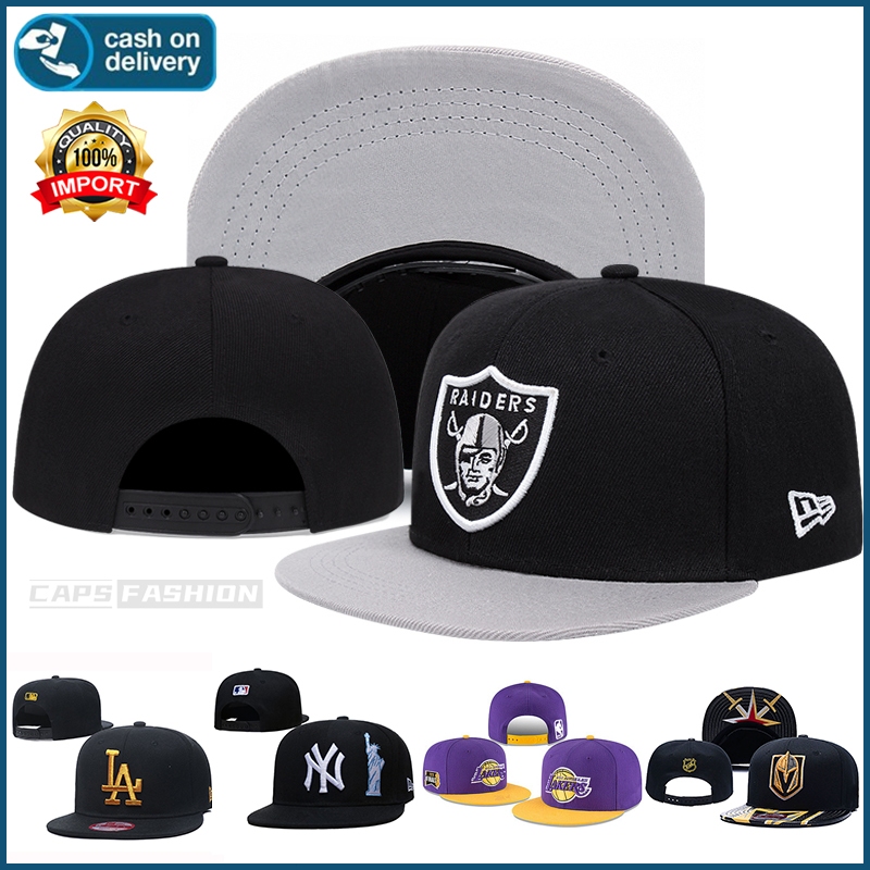 Topi Snapback for pria original LA&NY MLB sulaman Raiders baseball cap fashion hip-hop topi unisex N