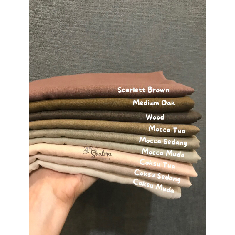 Paris Jadul Segi Empat RED ROSE | Daily Hijab