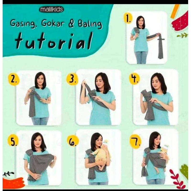 GENDONGAN KAOS RING GENDONGAN BAYI