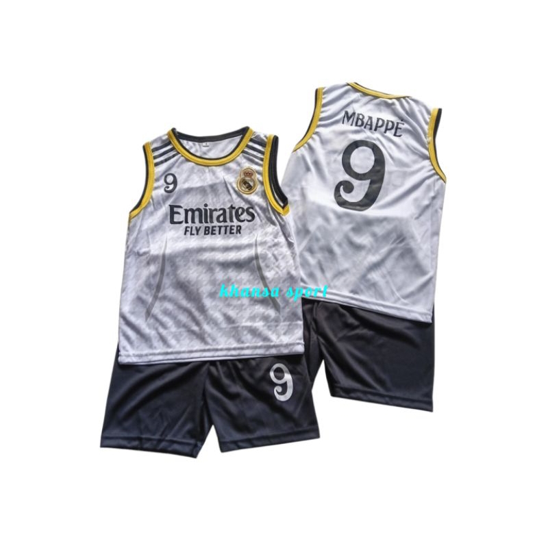 BAJU SINGLET BOLA ANAK SETELAN SINGLET BOLA UMUR 1 SAMPAI 10 TAHUN