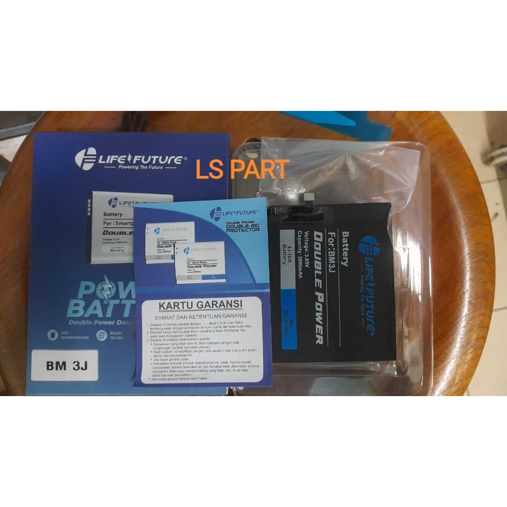 Baterai LF Double Power ~ BM3J / Baterai Xiomi Mi8 LIte / XIomi MI8 Lite Double power BM3J