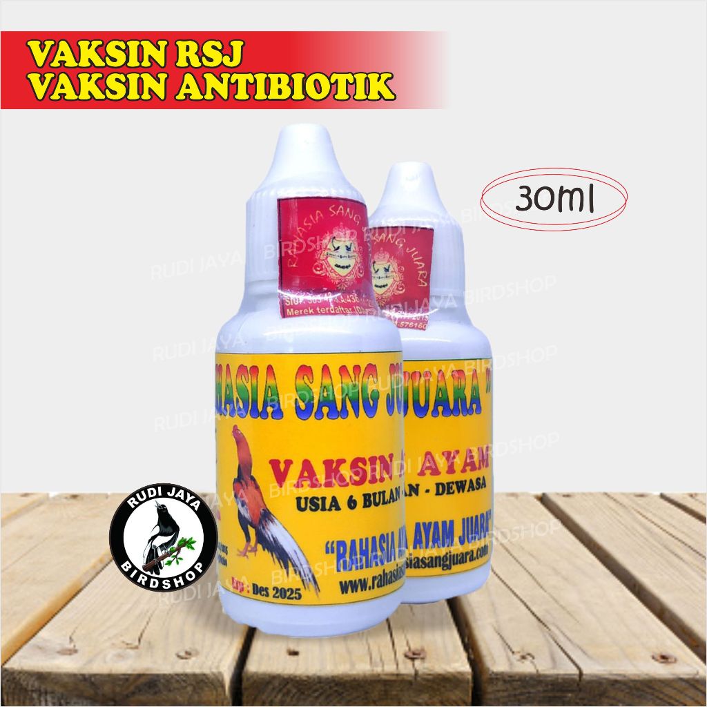 VAKSIN RSJ VAKSIN ANTIBIOTIK AYAM MENCEGAH SAKIT ARATAN MENINGKATKAN IMUN DAYA TAHAN TUBUH AYAM