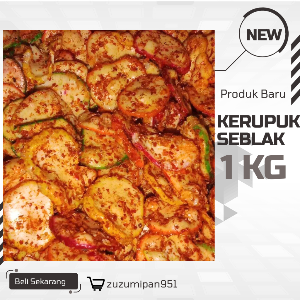 

Kerupuk Seblak Pedas Mantap - Nikmati Gurih Pedas Tiada Tara|1KG Termurah