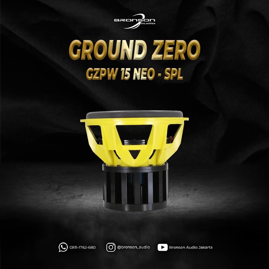 SUBWOOFER PASIF GROUND ZERO GZPW 15 NEO - SPL