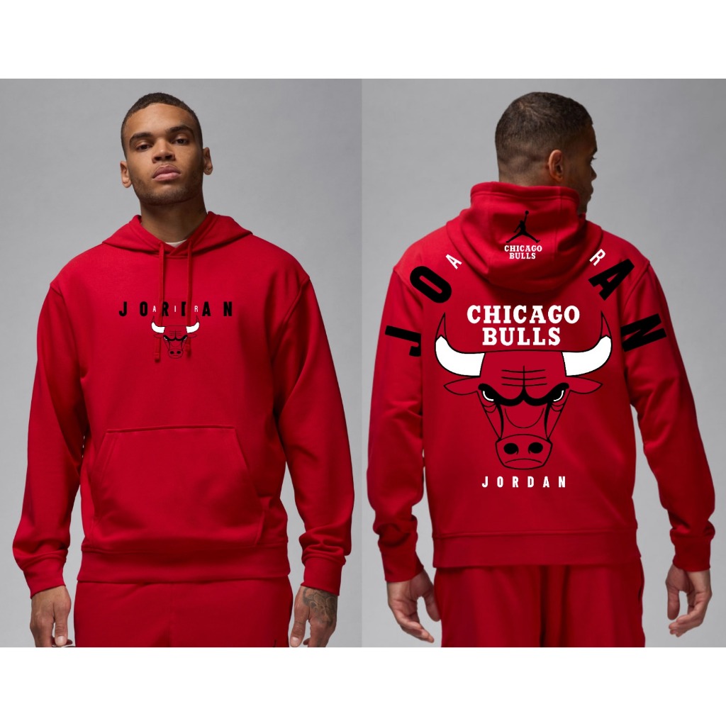 Hoodie Oversize Red Jordan Mc.F Supply co
