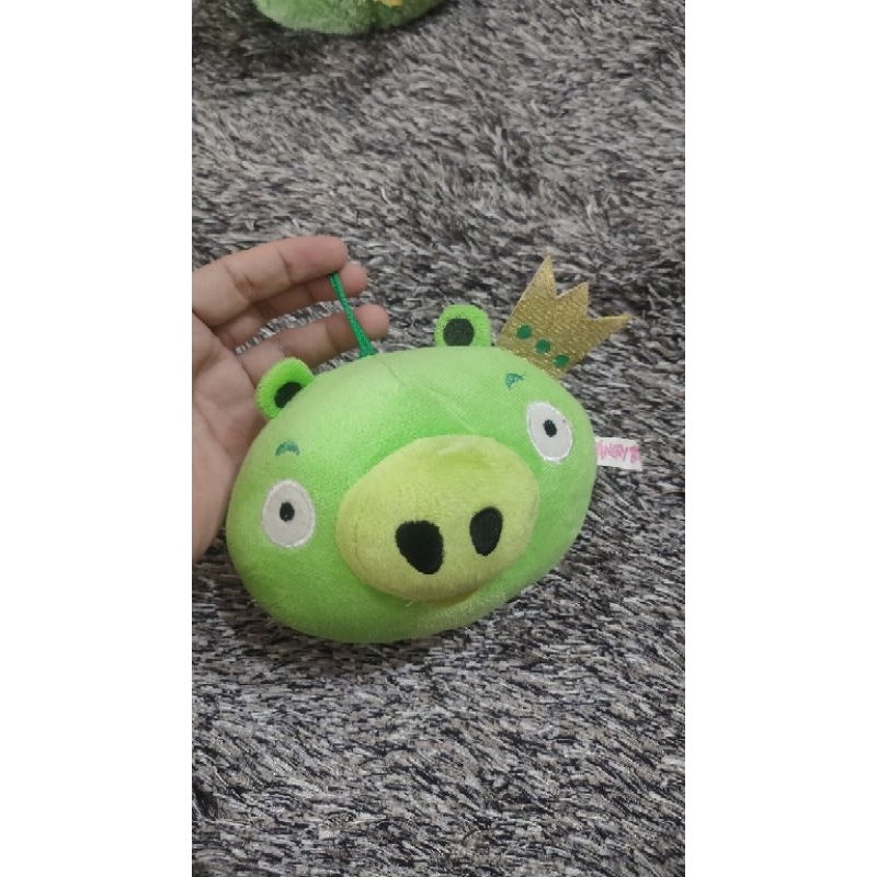 boneka angry bird pig Piggy angrybird king ganci gantungan kunci