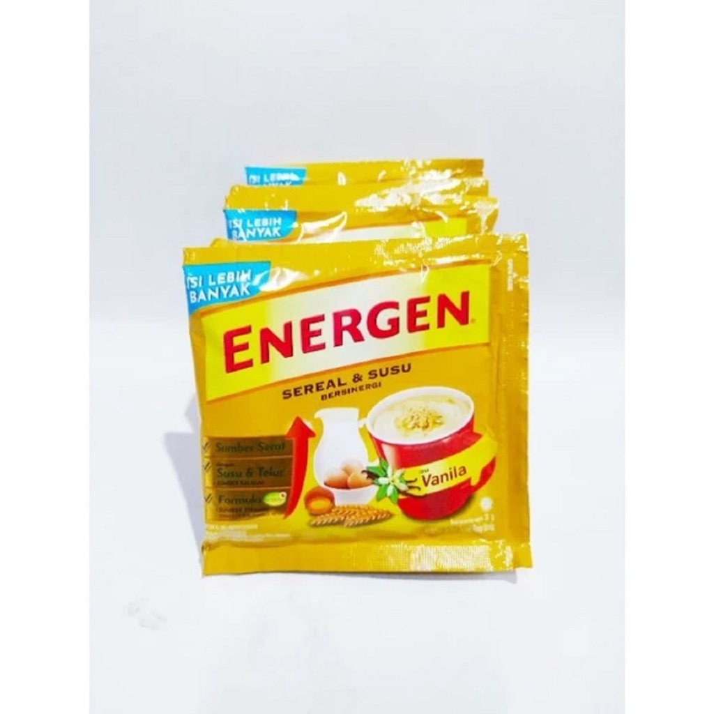 

Energen Sereal 10sachet rasa vanilla