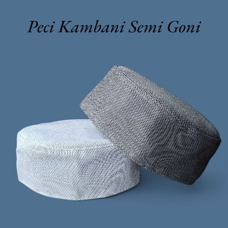 Peci Songkok Pria Dewasa / Peci Santri Anak Laki Laki / Kopiah Putih Polos