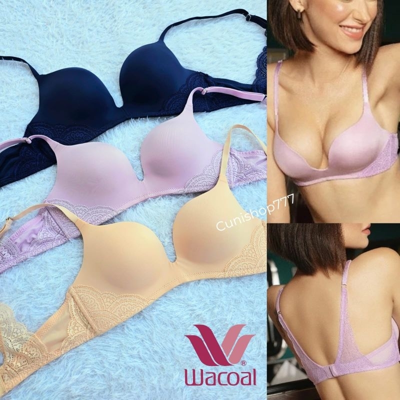 BRA WACOAL LOVABLE NON WIRE MARSHMELLOW FOAM BH WANITA TANPA KAWAT WIRELESS ib 3208 k183 BUSA PUSHUP