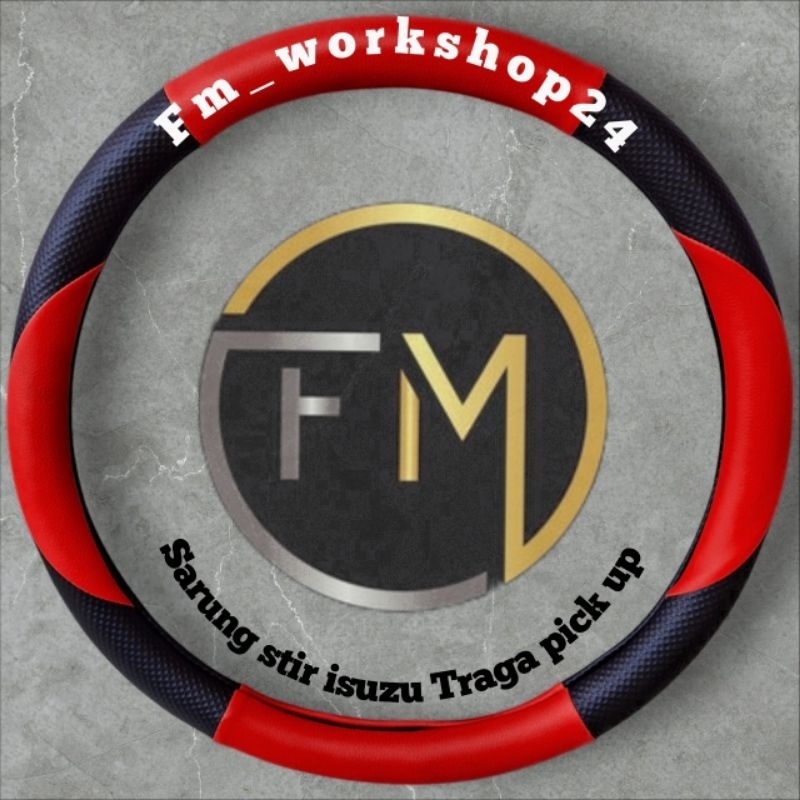 Murah Sarung Stir Mobil Pick Up L300 Variasi Sabit , Cover Pelindung Stir Mobil L300 Pick Up -