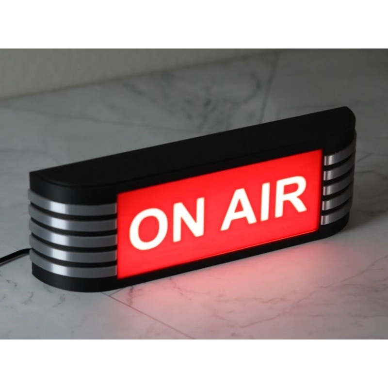 Light box on air - sign box on air retro - led sign on air - meon box on air