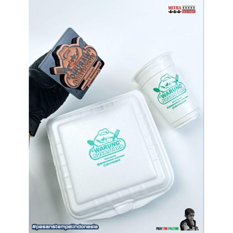 

Stempel Gelas Cup Stempel Gelas Boba Stempel Sterofoam Stempel Paper Bowl