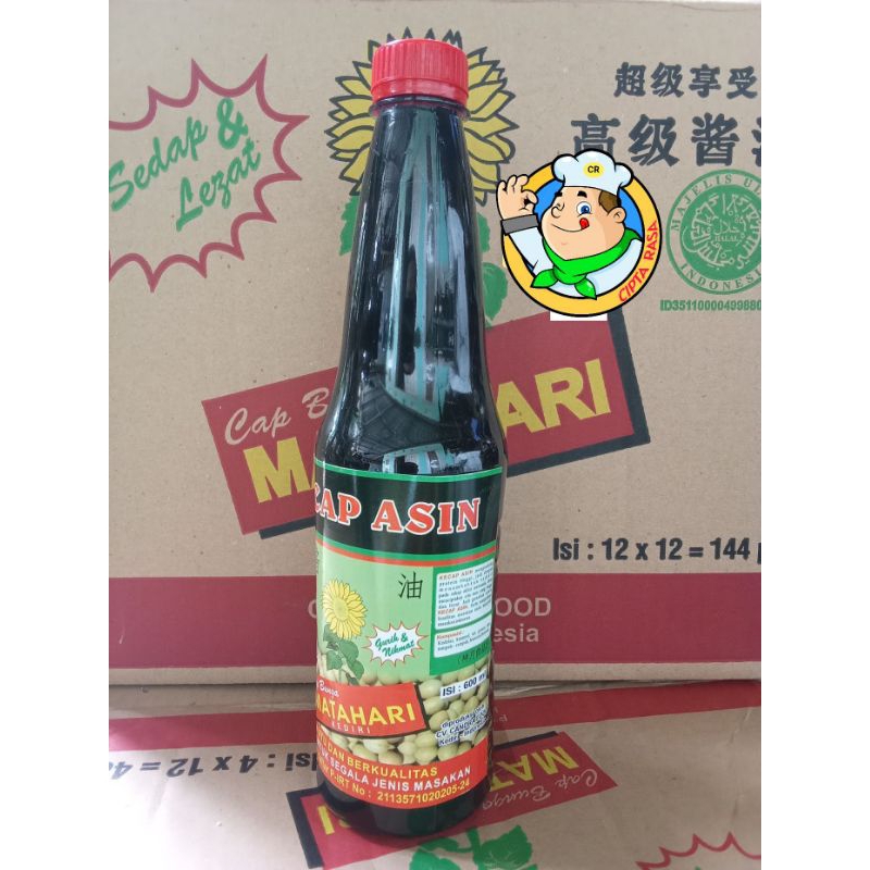 

KECAP ASIN BUNGA MATAHARI 600 ml