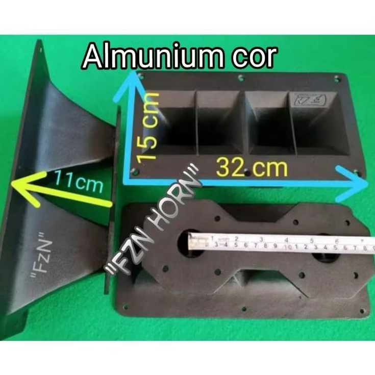Horn dobel 15x32 Alminium - tweter tweeter driver speaker