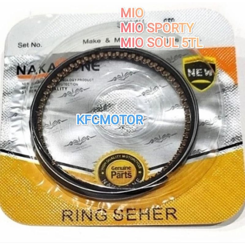(NAKASONE) RING SEHER MIO / MIO SPORTY / MIO SOUL / 5TL RING PISTON ONLY