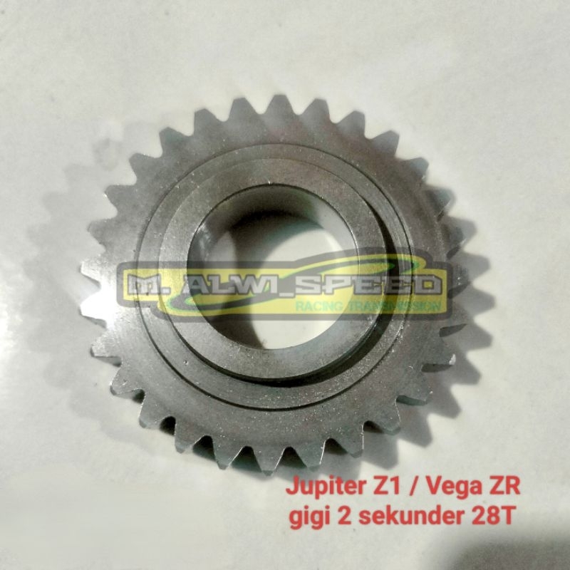 Rasio racing Jupiter Z1 / Vega ZR gigi 2 sekunder 28T lawan std