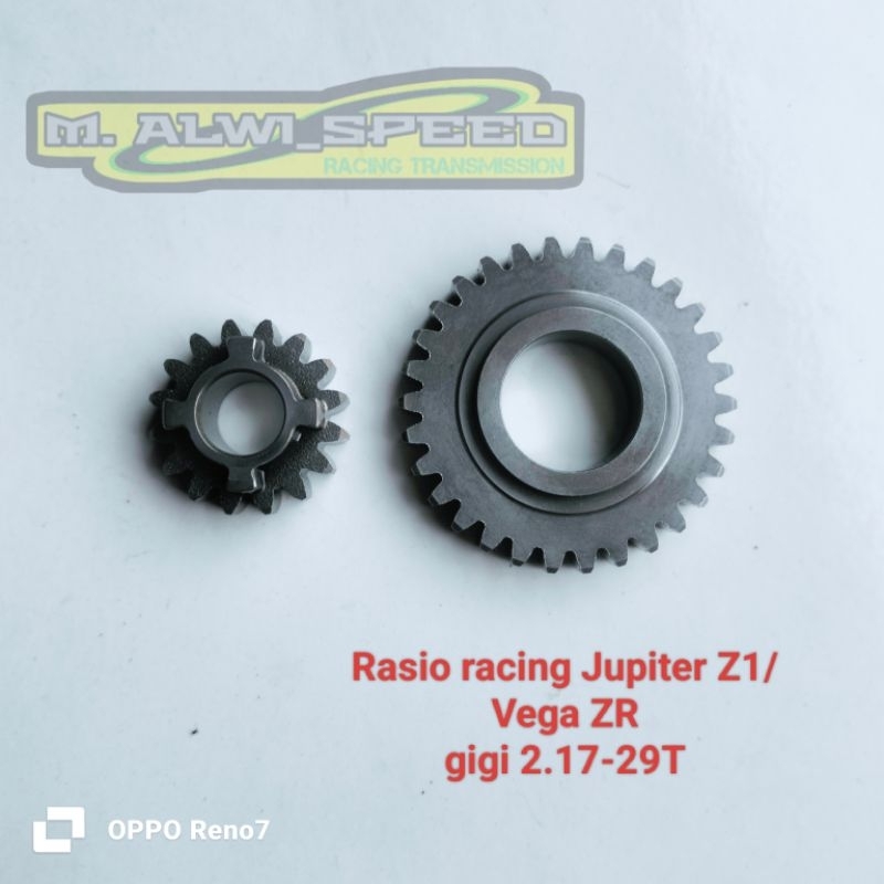 Rasio racing Jupiter Z1/ Vega ZR gigi 2.17-29T
