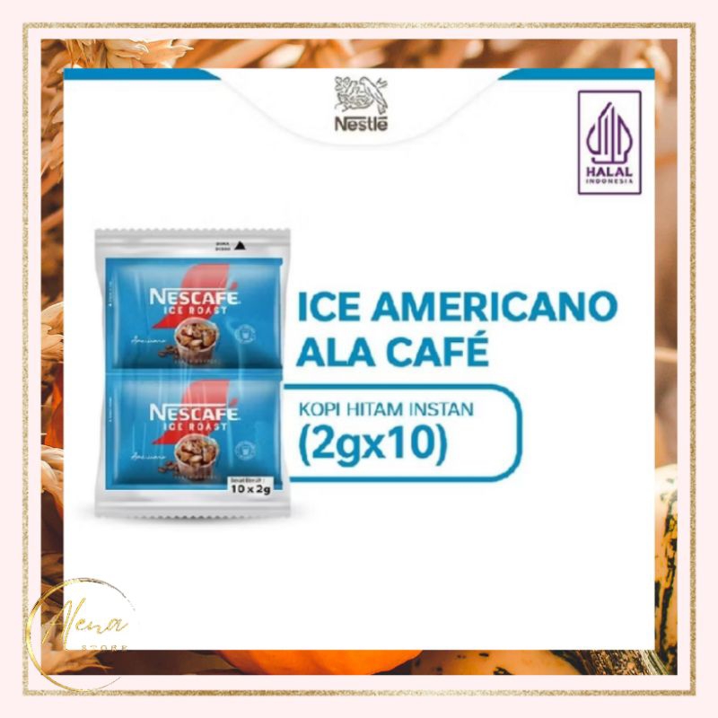 

Nescafe Kopi Instant Ice Roast Americano 10x2g