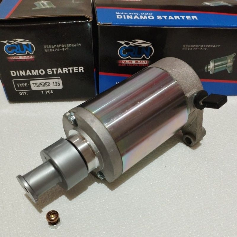 CRUN DINAMO STARTER ASSY THUNDER 125 /DYNAMO STATER ORIGINAL