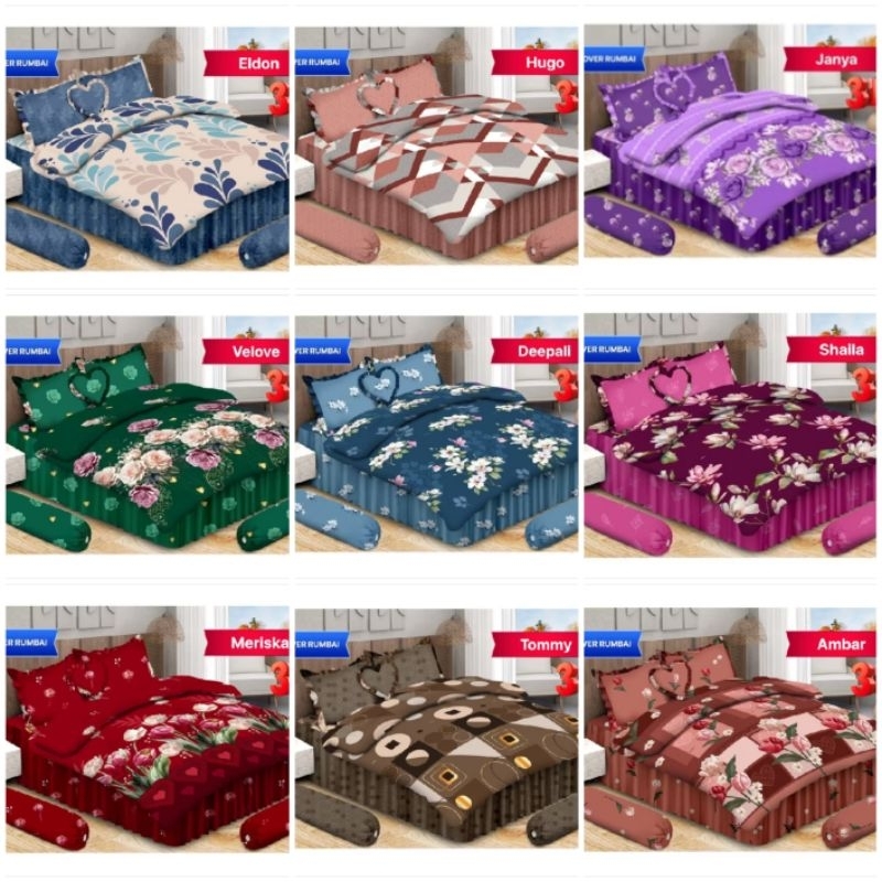 Bedcover Bonita 180x200 Rumbai / Bed Cover Bonita No. 1 ( 180x200)  Motip Terbaru Pilihan