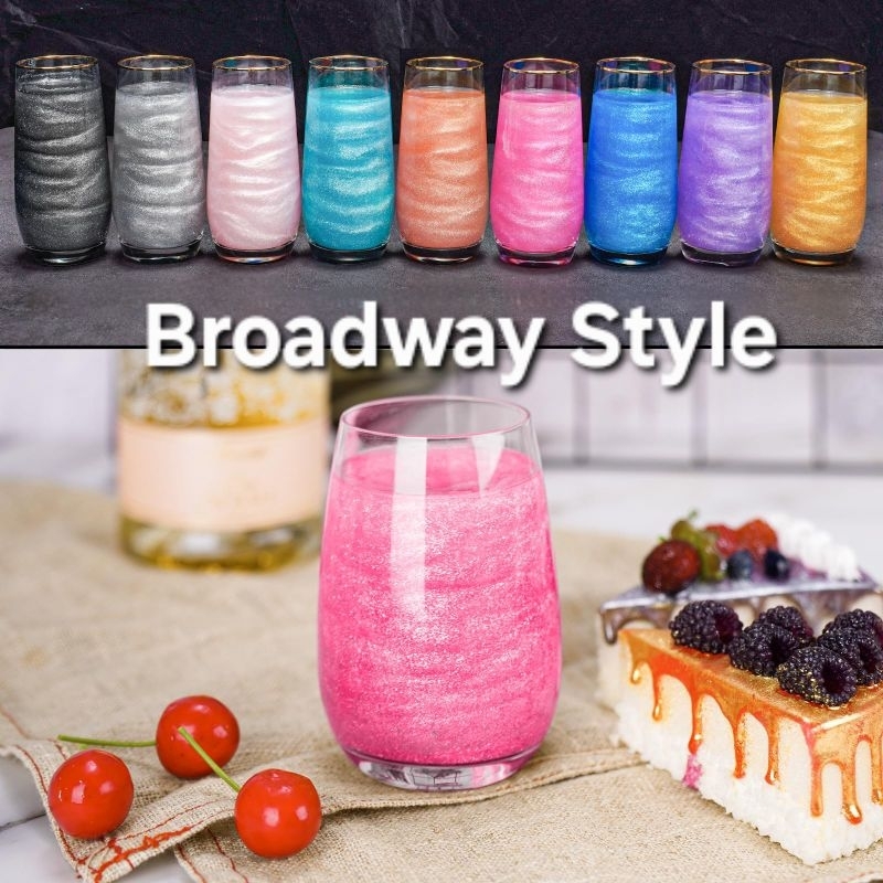 Bubuk Glitter Minuman Dapat Dimakan Edible Glitter Galaxy Drink Sparkle Sprinkle Smoothies Cocktail 