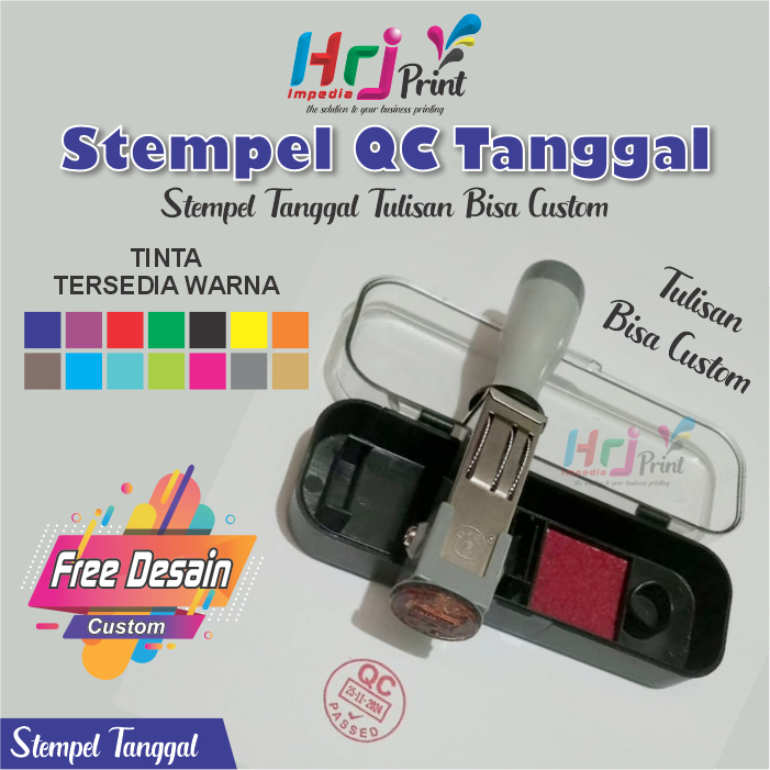 

Stempel QC Passed Tanggal | Stempel Tanggal Shiny QC Passed | Stempel Shiny Tanggal Custom Text