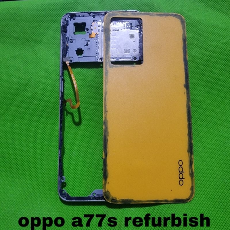 SIDIK JARI FINGERPRINT TULANGAN TENGAH OPPO A77S REFURBISH COPOTAN BONUS BACKDOOR