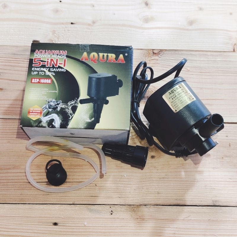 Pompa Aquarium & Kolam Celup | Power Head Aqura Asp 1600A