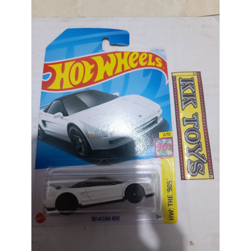 hotwheels 90 acura nsx putih