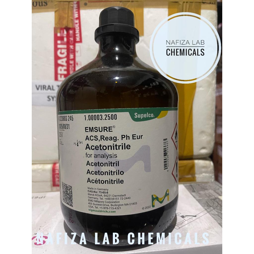 Acetonitrile Merck 100003 / Asetonitril Pro Analis 1L