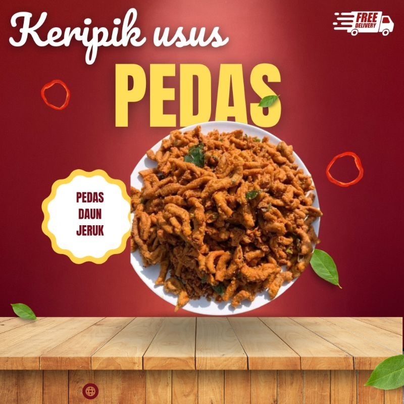 

Keripik Usus Pedas Daun Jeruk