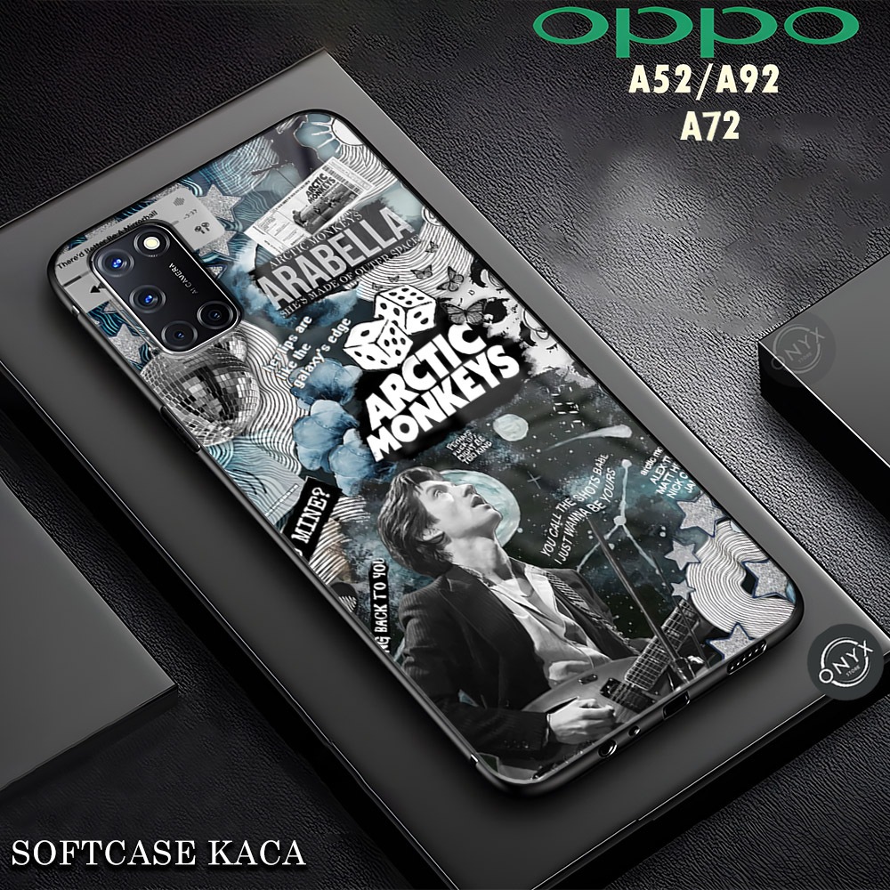 [AA30] Softcase Kaca OPPO A52 A72 A92 | Casing Oppo Kilau | Motif Aesthetic Musik