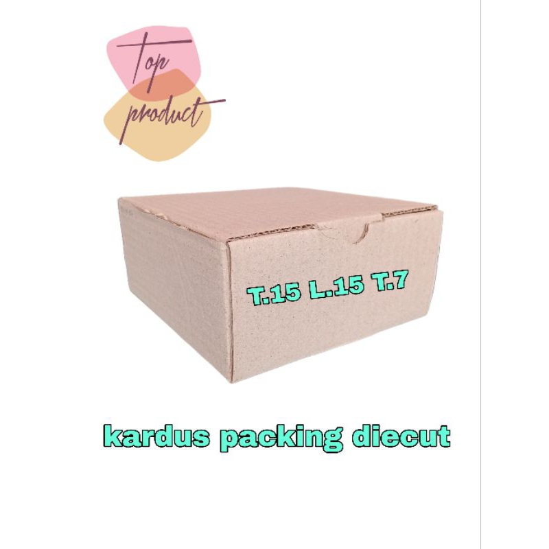 

kardus packing diecut UK 15x15x7 kardus besar kardus kecil