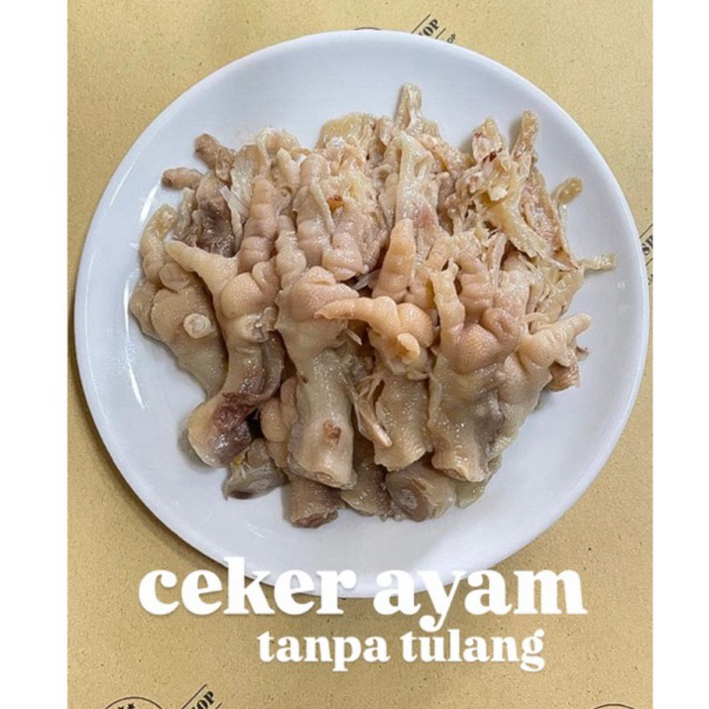 

Ceker Ayam Tanpa Tulang Mentah Frozen Williammeatshop