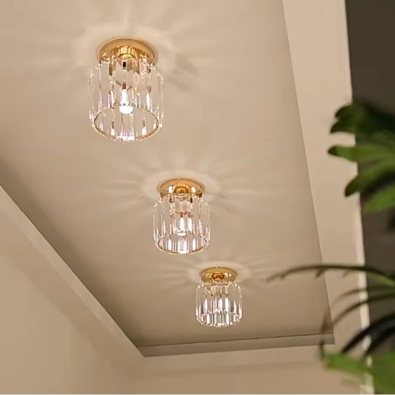 lampu plafon lampu tempel lampu hias teras lampu atas cristal LED