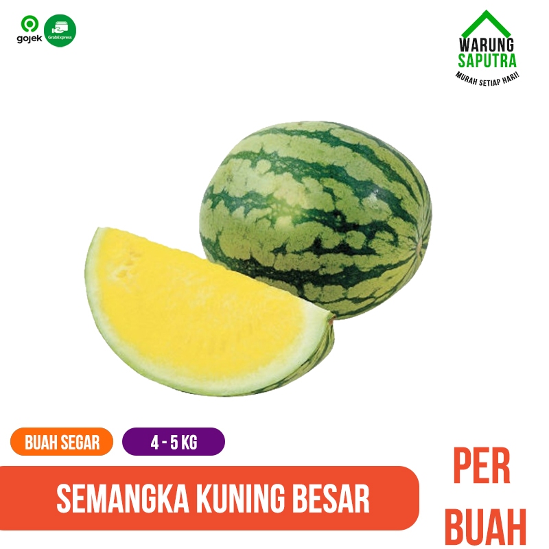 

Buah Semangka Kuning Lokal Besar Manis per buah