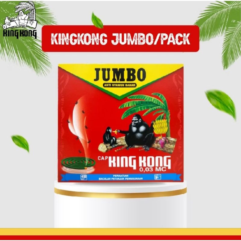 OBAT NYAMUK BAKAR KINGKONG JUMBO (tersedia harga grosir minimal CO 10-60pcs)