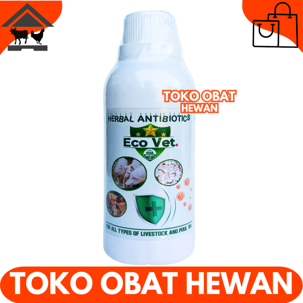 ECOVET ECO VET 200 GRAM - Herbal Antibiotik Penggemuk untuk Sapi Babi Ayam - Ecovet Original Garden