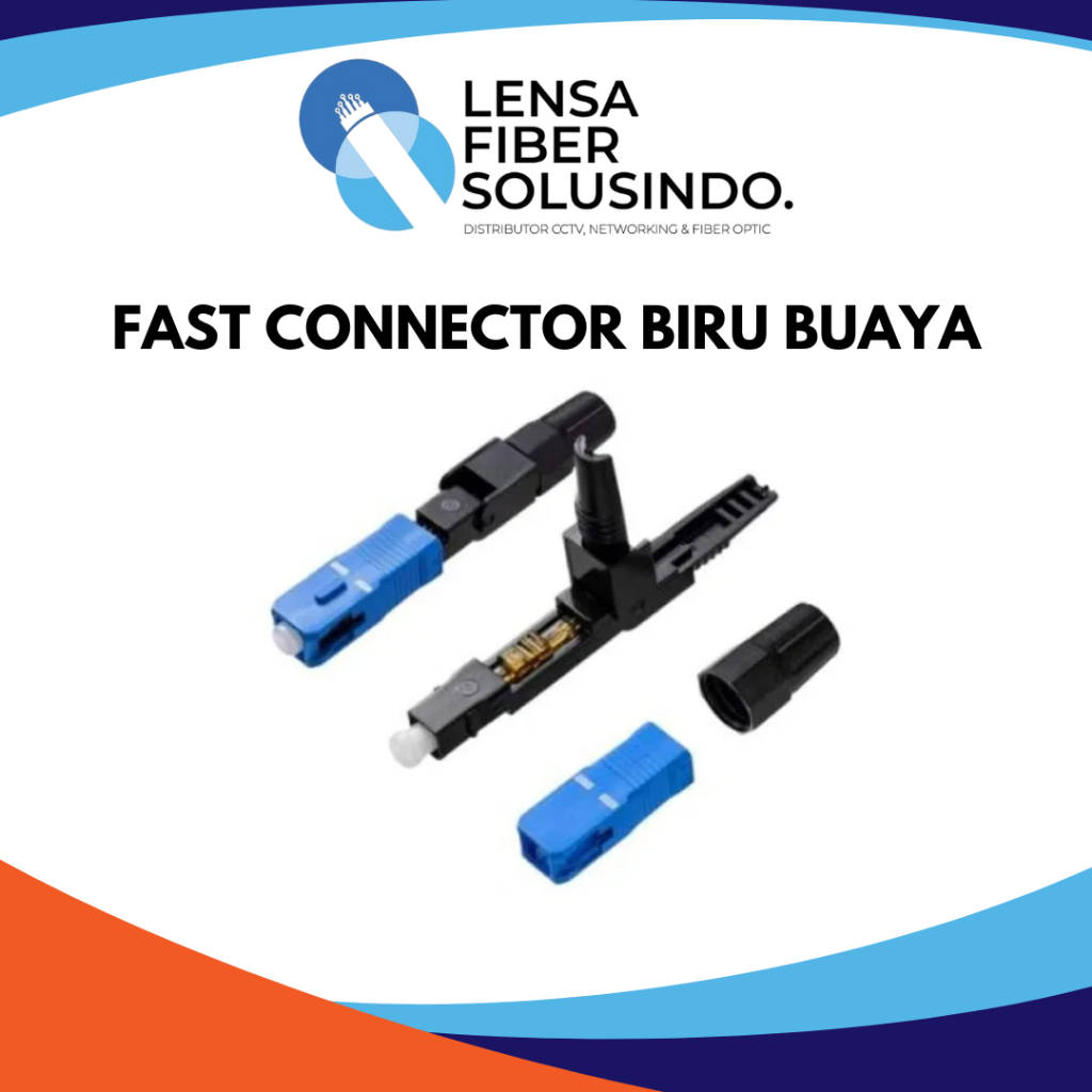 Fast connector SC UPC Fiber Optik konektor FTTH Fast Connector model Buaya