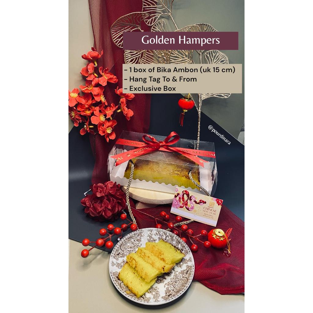 

GOLDEN HAMPERS PREMIUM BIKA AMBON MEDAN IMLEK CHINESE NEW YEAR CNY