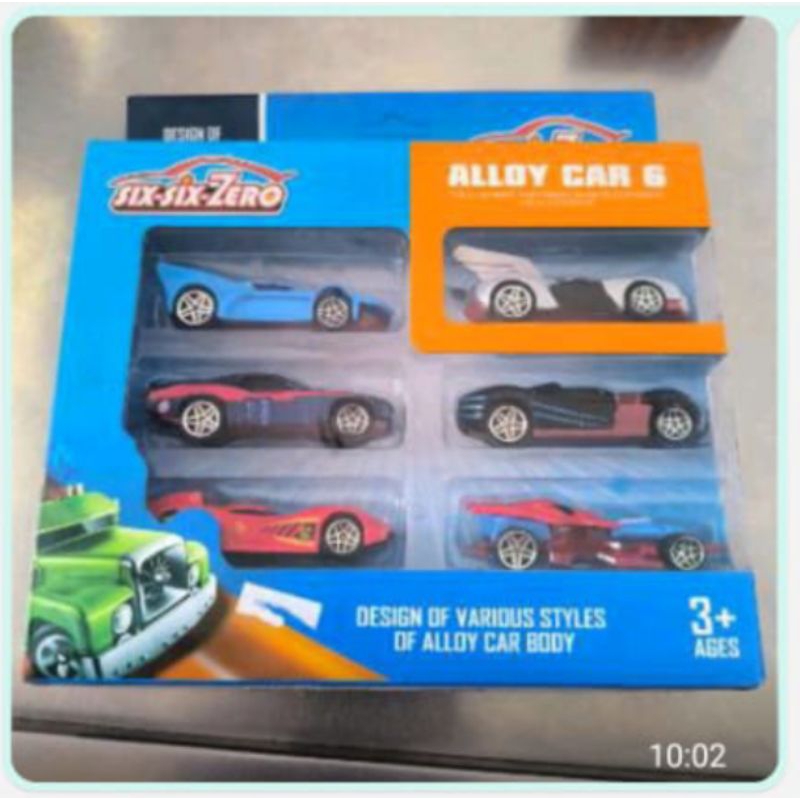 mainan anak hot wheels / mobil mobilan hot wheels isi 6 pc