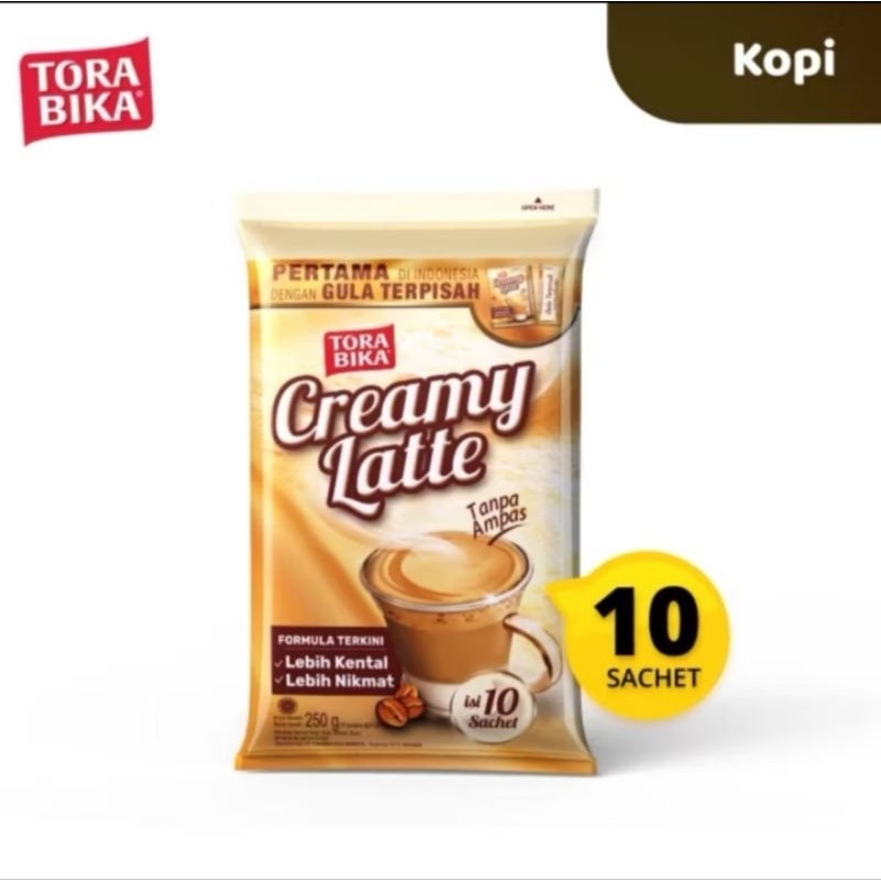 

Torabika Creamy Latte 1 Renceng isi 10 Sachet