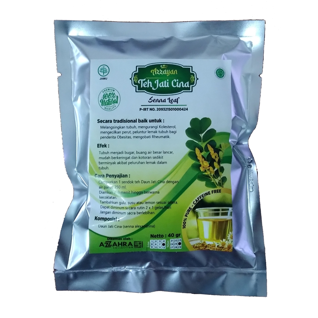

Teh Daun Jati Cina ZAYAN CURAH 40 gr AzZayan - EXP : 7-2026