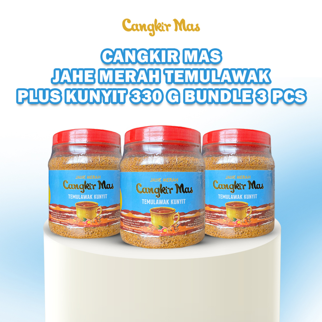 

CANGKIR MAS Jahe Merah Temulawak Kunyit 330gr Bundle 3pcs