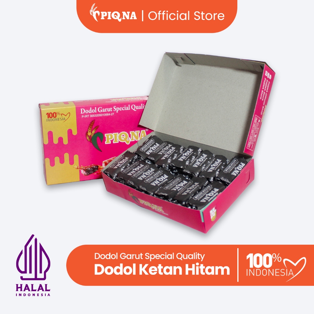 

Dodol Garut PIQNA Rasa Ketan Hitam | Dodol Garut Special Quality Rasa Ketan Hitam