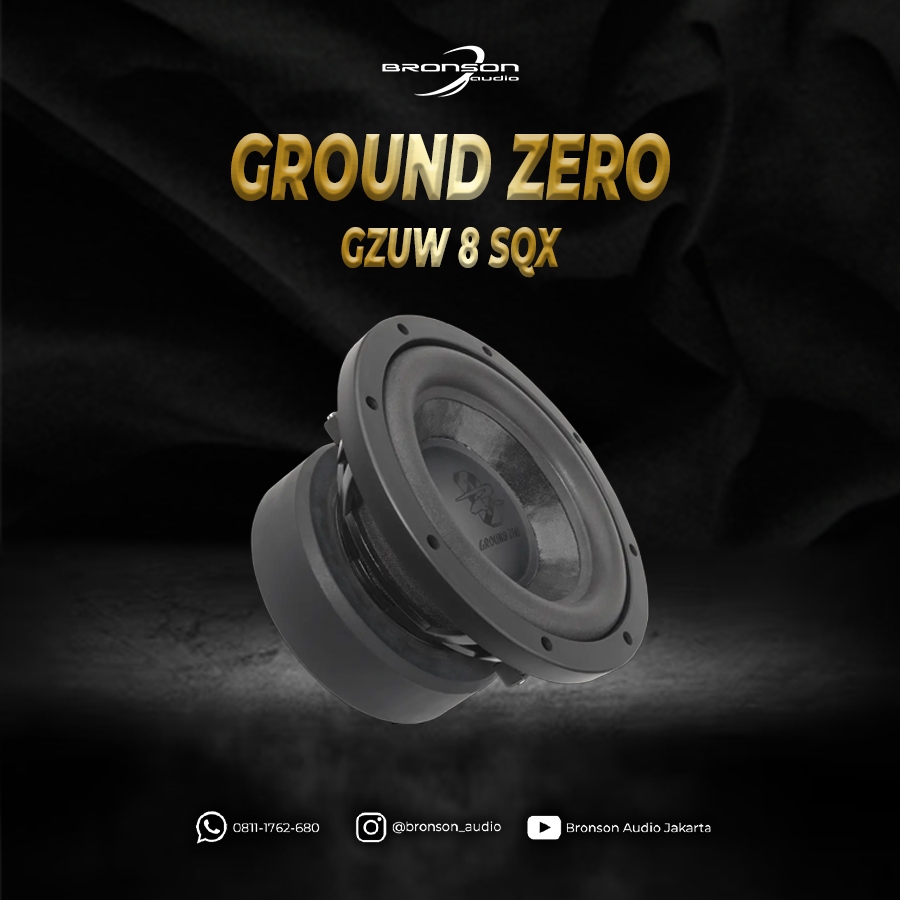 SUBWOOFER PASIF GROUND ZERO GZUW 8 SQX