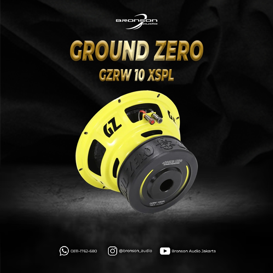 SUBWOOFER PASIF GROUND ZERO GZRW 10 XSPL