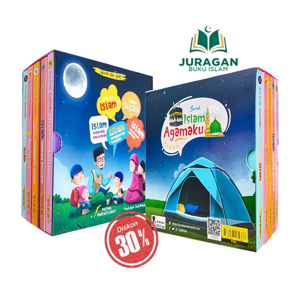 ORIGINAL BUKU ANAK Full Color Serial Islam Agamaku Pustaka Imam Asy Syafii