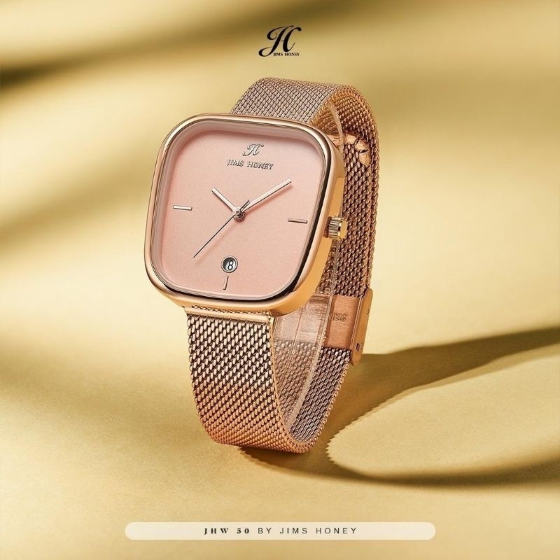 JIMS HONEY JHW 50 JAM TANGAN RANTAI WANITA ANTI AIR ARLOJI FASHION CEWEK